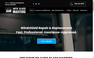 Auto Glass Masters of Westmont website