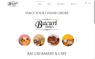 Bacuri Bakery & Café website