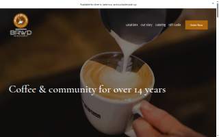Brewed Awakening website