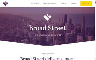 Broad Street Home Care of Westmont website