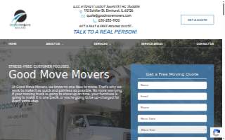 Good Move Movers, Inc. of Westmont website
