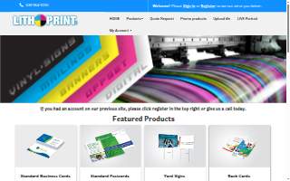 Lithoprint, Inc. website