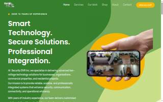 Security DVR Inc. of Westmont website