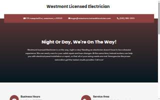Westmont Licensed Electrician website