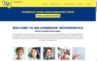 Willowbrook Orthodontics of Westmont website