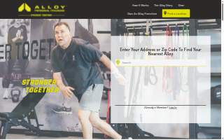 Alloy Personal Training Fort Mitchell website