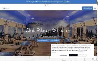 Club Pilates of Wheaton website