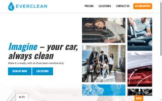 Everclean Car Wash of Wheaton website