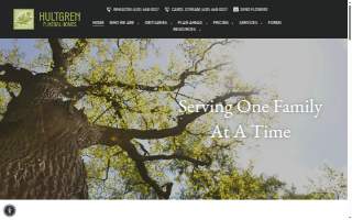 Hultgren Funeral Home and Cremation Services website