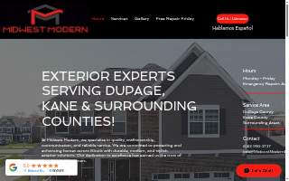 Midwest Modern Exteriors Inc. website