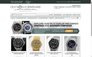 Old World Jewelers website