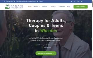 Panahi Counseling, P.C. website