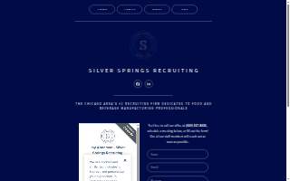Silver Springs Recruiting, Inc. website