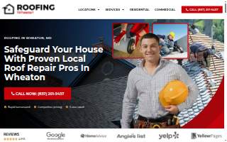 Wheaton Roofing website