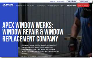Apex Window Werks - Chicago Window Contractors of Wheeling website