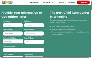 Children's Land Learning Center at Wheeling website