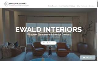 Ewald Interiors of Wheeling website