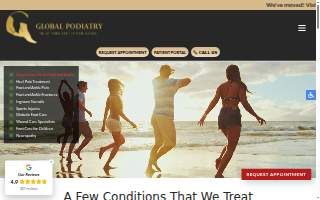 Global Podiatry - Simon Donets, DPM of Wheeling website