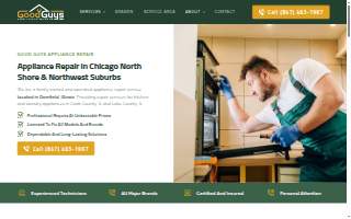 Good Guys Appliance Repair of Wheeling website