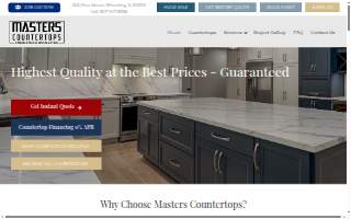 Masters Countertops website