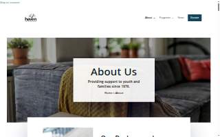 Haven Youth & Family Services website
