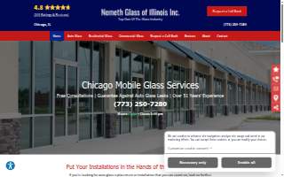 Nemeth Glass of Illinois, Inc website