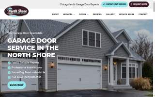 North Shore Garage Doors website