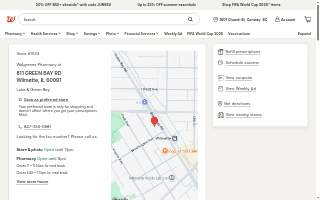 Walgreens Pharmacy of Wilmette website