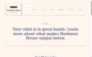 Harkness House For Children website