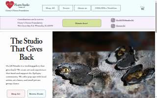 HeARTs Studio website