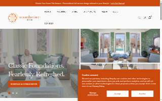 Mandarine Home Winnetka website