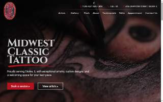 Midwest Classic Tattoo of Winnetka website