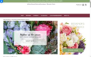 Victor Hlavacek Florist and Greenhouses website