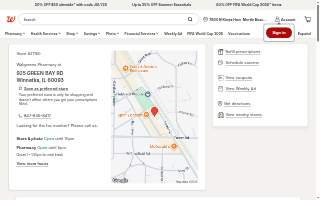 Walgreens Pharmacy of Winnetka website