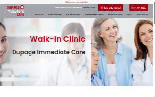DuPage Immediate Care website