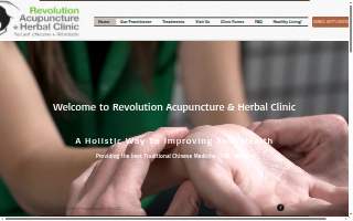 Revolution Acupuncture & Herbal Clinic website