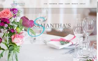 Samantha's Event Linens website