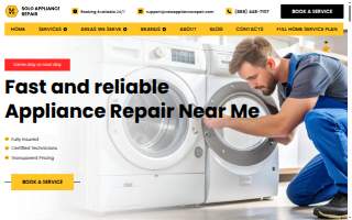 Solo Appliance Repair website