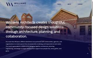 Williams Architects website