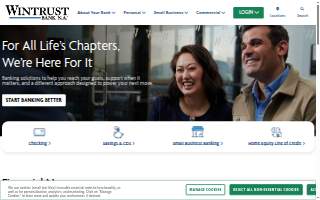 Wintrust Wealth Management of Wood Dale website