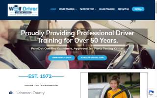 Wolf Driving School of Wood Dale website