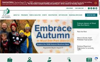 Wood Dale Park District website