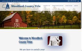 Woodford County Title Co website