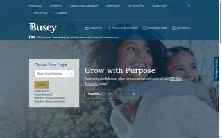 Busey Bank website