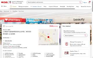 CVS Pharmacy of Wood River website