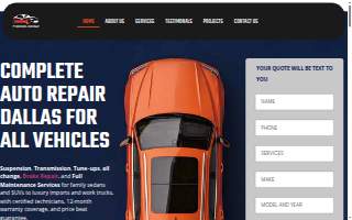 Pro Automotive Services website