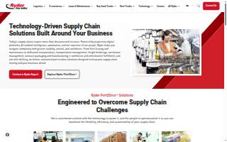 Ryder Truck Rental of Wood River website