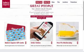 Bakers Square of Woodridge website