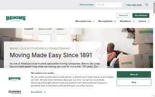 Boerman Moving and Storage - Bekins Van Lines website