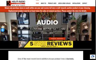 Holm Audio of Woodridge website